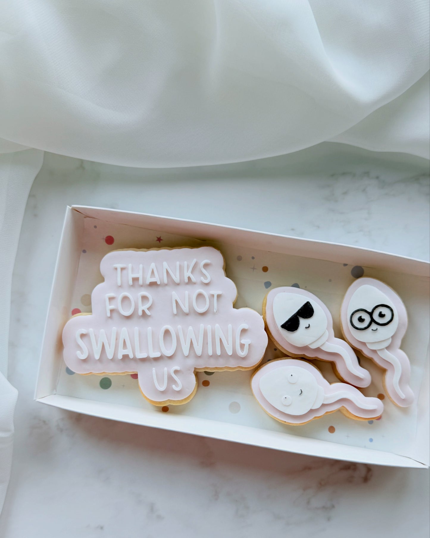 ‘Thanks for not swallowing us’ Cookie Pack